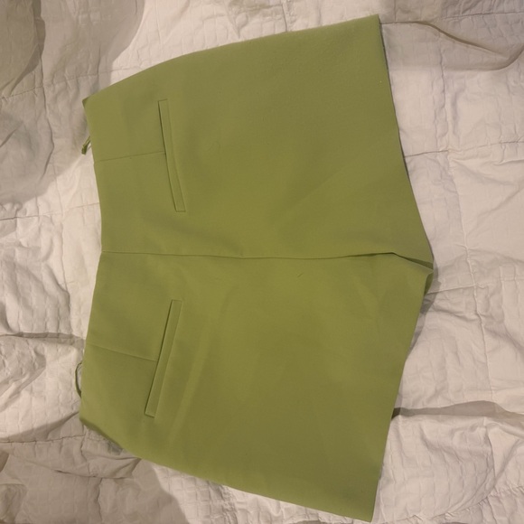 Zara Light Green Women's Skort - Picture 3 of 4